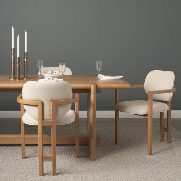 Mercana Carlisle Curved Back Upholstered Dining Armchair with Tripod Frame for Elegant Comfort and Style 71256