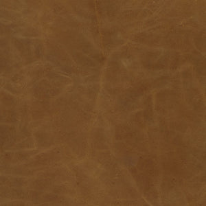 Mercana Hollyfield Premium Dining Chair - Elegant Brown Leather with Sculptural Gold Iron Frame Design 50413V