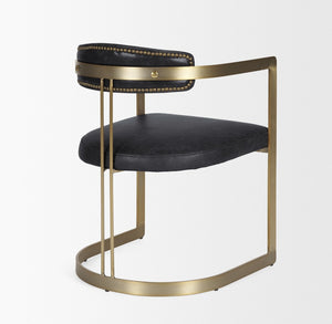 Mercana Hollyfield Luxurious Dining Chair with Sculptural Frame, Handcrafted Details, and Timeless Style 50414V