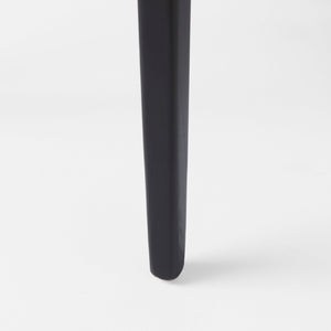 Mercana Clara Light Brown Beech Wood Dining Chair with Cream Seat and Cane Back for Elegant Comfort VN Cream Fabric |Black Wood (Side Chair) 69350V