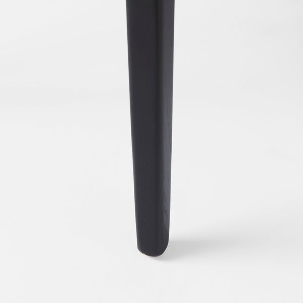 Mercana Clara Light Brown Beech Wood Dining Chair with Cream Seat and Cane Back for Elegant Comfort VN Cream Fabric |Black Wood (Side Chair) 69350V