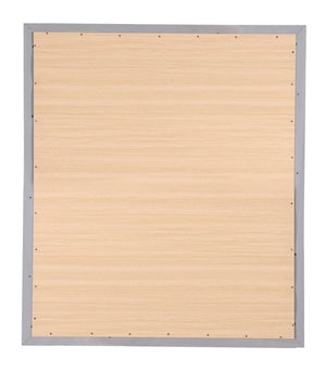 English Elm Kat G5600-M Mirror Silver Champagne — Elegant Wood Veneer Particle Board, Low-Distortion Glass, Dresser-Mount Compatible B078118407