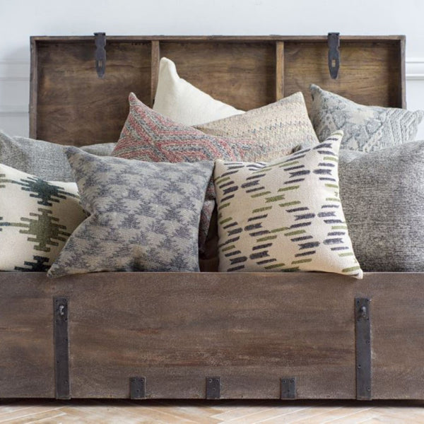 Mercana Nicand Vibrant Diamond Pattern Decorative Pillow Cover - Modern Accent for Sofa, Bed & Chair 56010