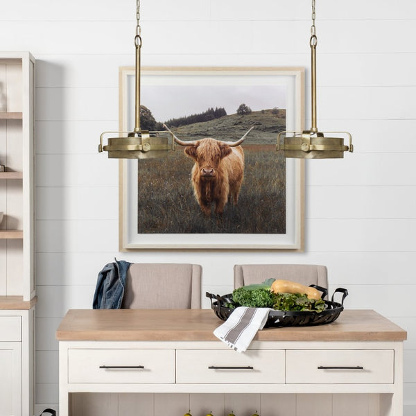 Mercana Rudlin Industrial Copper Chandelier - Vintage-Style Lighting Fixture for Dining Rooms & Entryways 65298