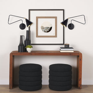 Mercana Cobalt Cone-Shaped Swivel Wall Sconce: Stylish Illumination for Space-Saving Elegance in Any Room 68775