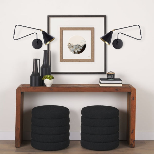 Mercana Cobalt Cone-Shaped Swivel Wall Sconce: Stylish Illumination for Space-Saving Elegance in Any Room 68775