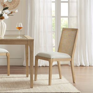 Madison Park Canteberry Farm House Dining Chair (set of 2) MP108-1060 Natural