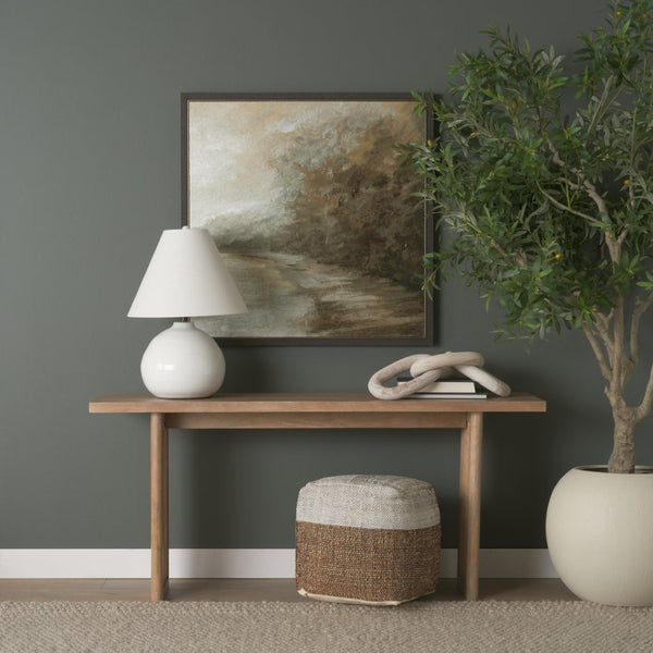 Mercana Samiya Versatile Pouf for Stylish Seating & Accent Use - Perfect for Boho, Coastal & Modern Decor 70760