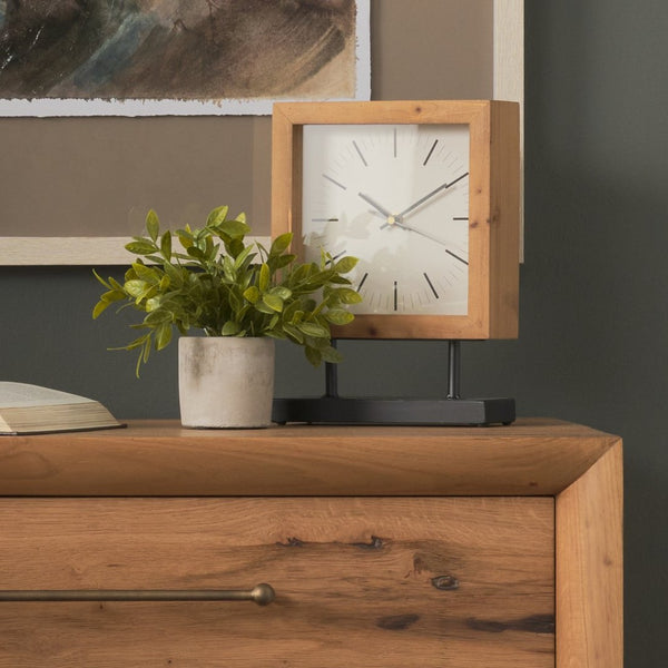 Mercana Renaya Minimalist Table Clock - Stylish Modern Design for Home Décor & Functional Timekeeping 70693
