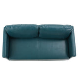 Christopher Knight Home® - Noble House - Bellerose Teal Leather Settee