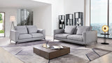 VIG Furniture Divani Casa Beaman - Modern Grey Fabric Sofa Set VGMB-C021-SOFA-SET-GRY