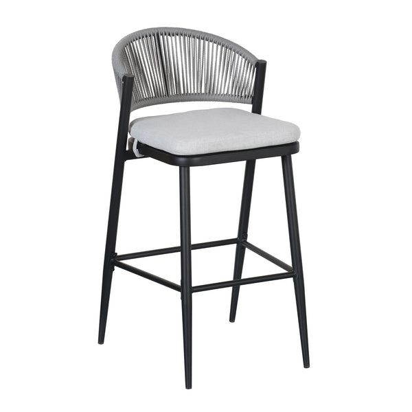 English Elm Christopher Knight Home® - Outdoor 30.25" Barstool Set Of 2 - Stylish Metal Frame & Pe Rattan Backrest For Patio Comfort N772P245120B