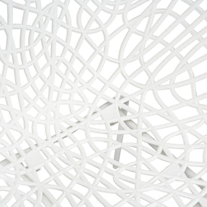 English Elm Christopher Knight Home® - Neiman Outdoor Dining Chair Set of 2 with Weather-Resistant Iron Frame and Perforated Diamond Design White N775P256374W