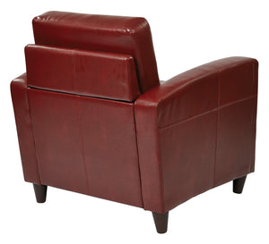 OSP Home Furnishings Venus Club Chair Crimson