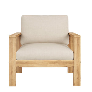 English Elm Christopher Knight Home® - Outdoor 4-Piece Acacia Sectional Patio Sofa Set - Stylish, Weather-Resistant Comfort For Your Space N757S438059B