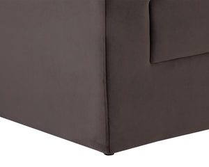 Sunpan Ionic Sofa - Contemporary Elegance with Rounded Comfort, Luxurious Upholstery for Any Space Meg Ash