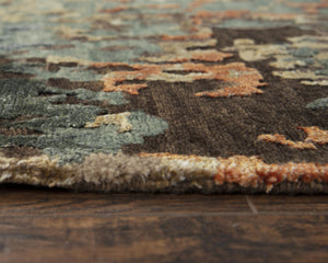 Alora Decor Noble Hand-Knotted Wool Viscose Abstract Rug With Carved Texture, Muted Neutrals And Subtle Shimmer 10' x 14' 01101111100541014