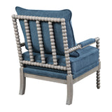 OSP Home Furnishings Abbott Chair Azure