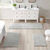 Beautyrest Plume Transitional Feather Touch Reversible Bath Rug BR72-3768 Grey