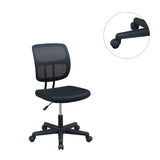 English Elm Mesh Back Adjustable Office Chair In Black