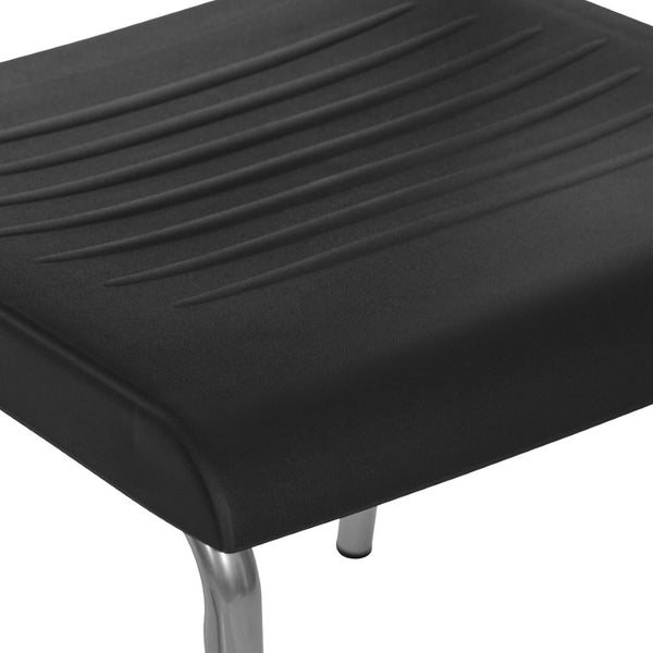 OSP Home Furnishings Straight Leg Stackable Chair Polyurethane Seat Modern Frame for Office or Classroom Use STC8300C4-3