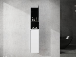 English Elm 12" Bathroom Side Cabinet - Wall-Mounted, Soft-Close Doors, Space-Saving Design For Modern Homes W999S00282