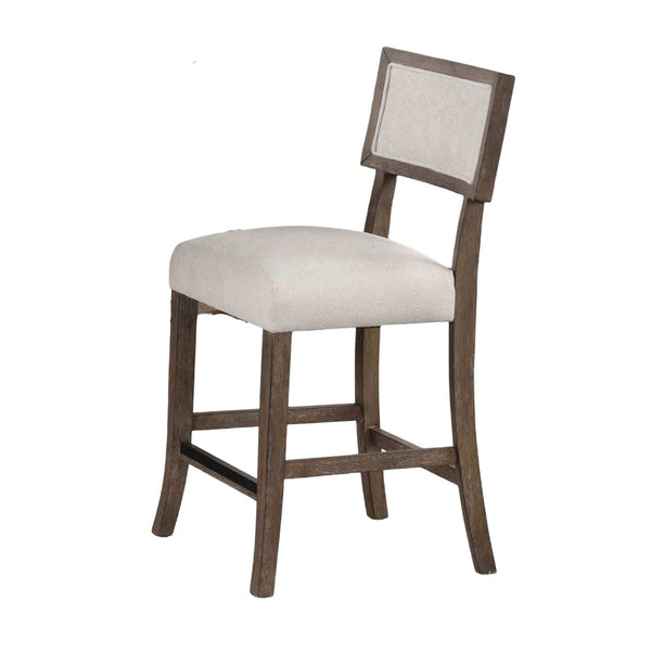 English Elm Contemporary Northall Arm Chair with Sleek Upholstery and Minimalist Profile for Modern Dining Spaces Dark Walnut,Light Gray 22 L x 42 W x 14 H B2741P406759