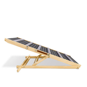 English Elm 2026 Adjustable Pet Ramp for Sofa Six Height Levels Grip Fabric Small Dogs W2641P460038