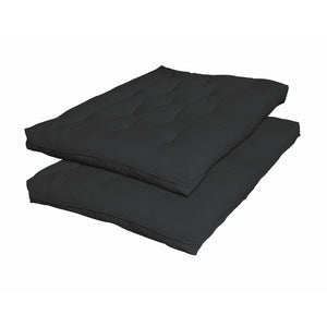 English Elm Butterfield Full Futon Pad with Steel Innersprings and High Density Foam Core Support B062P340722