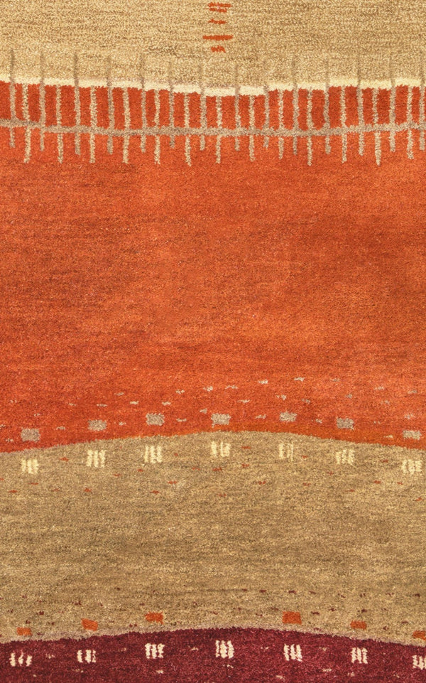 Alora Decor Desert Hand-Tufted Wool Rug In Rustic Southwestern Tones — Durable Hard-Twist Pile, Lodge Style 3'6" x 5'6" 01201200200043656