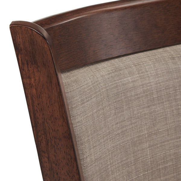 Jaxon Swivel Counter Stool Solid Rubberwood Padded Panel Back for Kitchen Islands