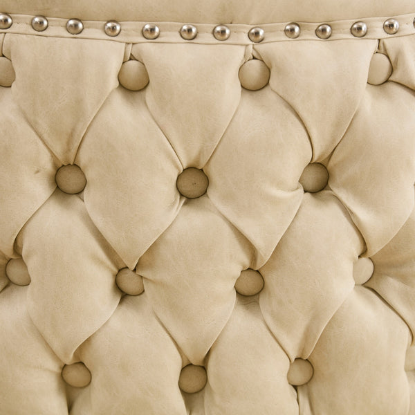 English Elm A&A Mid Century Dining Chair Set of 2 with Curved Ergonomic Walnut Back Upholstered Seat and Metal Legs W1143P193492 W1143P193492