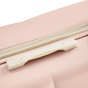 English Elm Luggage Set 4 Piece Abs Hard Shell Spinner Suitcases with Usb Port and Cup Holder Pink N726P185038P