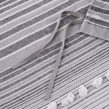 Urban Habitat Calum Modern/Contemporary Cotton Duvet Cover Set UH12-2299 Grey