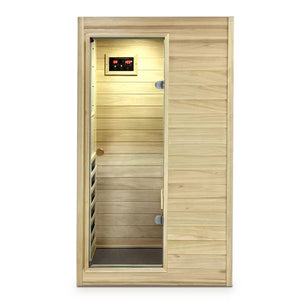 English Elm Xy-909mb-l--a European Aspen Infrared Sauna Cabin with Bluetooth and Digital Controls W5628P491821