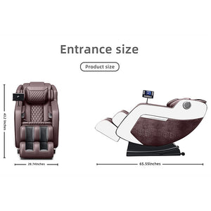 English Elm The Zero Gravity Massage Chair: Full Airbag Coverage, Hip Heating & Foot Massage For Ultimate Relaxation! W3327S00001-GIGA