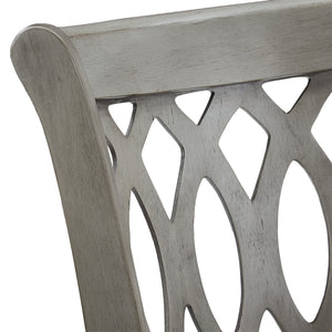 Jaxen Scroll Back Swivel Counterstool Solid Rubberwood Foam Seat Traditional Style