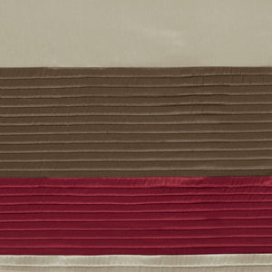 English Elm Polyoni Pintuck Curtain Panel – Modern Striped Design, Light Filtering, 50 X 84 Inches, Easy Care B03598067-GIGA