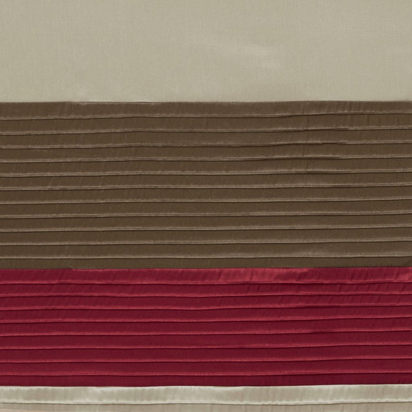 English Elm Polyoni Pintuck Curtain Panel – Modern Striped Design, Light Filtering, 50 X 84 Inches, Easy Care B03598067-GIGA