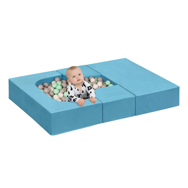 English Elm Kids Sofa Bed - Modular Convertible Couch For Playrooms, Safe Toddler Furniture For Imaginative Fun! W1889P337555