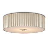 Caravel Silver Flush Mount