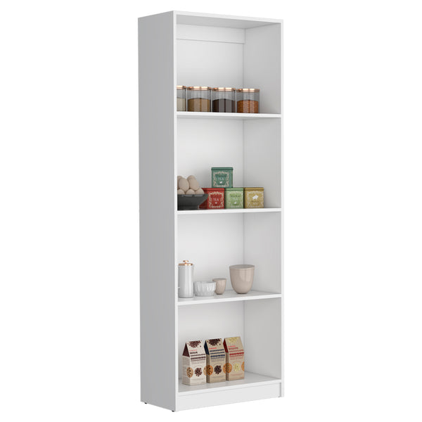 English Elm Dupree Modern 3-Piece Bookcase Set with 14 Shelves for Stylish, Versatile Living Room Storage Solutions White 41 L x 28 W x 5 H B200S00310