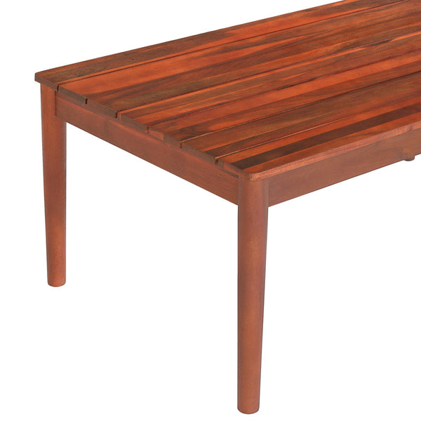 English Elm Christopher Knight Home® - BRYAN Acacia Coffee Table in Mahogany Finish – Rustic Outdoor 36.25" x 20.5" Durable Hardwood Design N776P288482K