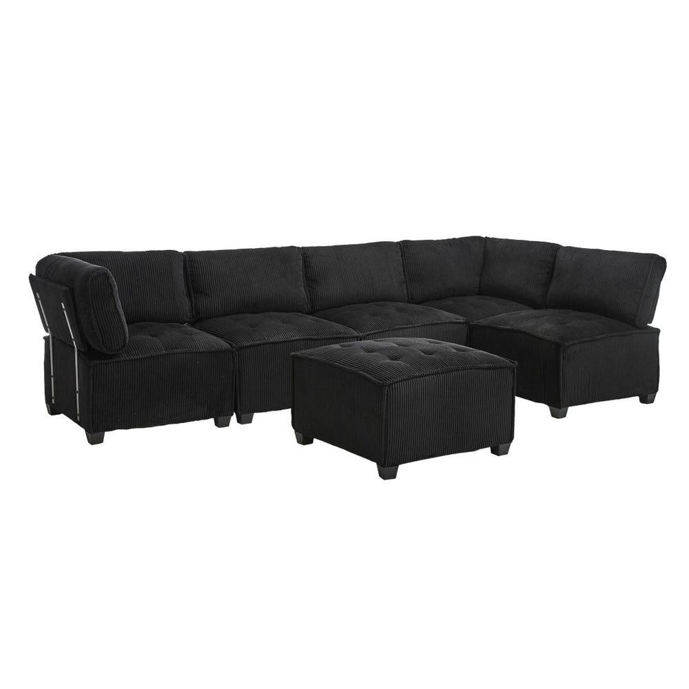 English Elm United We Win U-Shaped Modular Sectional Sofa With Reversible Chaise – 6-Seater Comfort For Any Room W1568S00159-GIGA