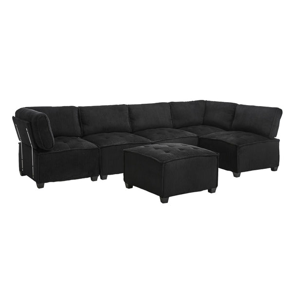 English Elm United We Win U-Shaped Modular Sectional Sofa With Reversible Chaise – 6-Seater Comfort For Any Room W1568S00159-GIGA