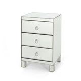 Christopher Knight Home® - Noble House - Bandara Modern Mirrored 3 Drawer Cabinet