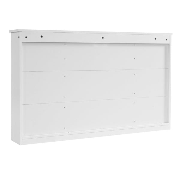 English Elm 47 Inch Wall Mounted Medicine Cabinet with Mirror Open Shelving and Adjustable Storage N710P363550K