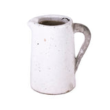 Distressed White Jug (015655 A25A) Zentique