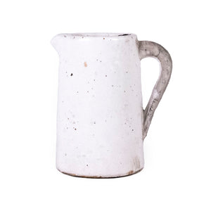 Distressed White Jug (015655 A25A) Zentique