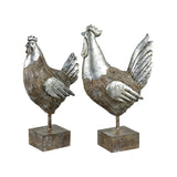 Avery Hill Chicken - Set of 2 Aged Hickory